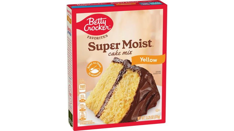 HARINA BETTY CROCKER SUPER MOIST YELLOW 375 GR.