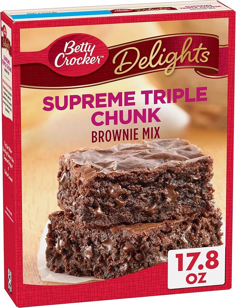 HARINA BETTY CROCKER BROWNIE SUPREME TRIPLE CHUNK MIX 453 GR.