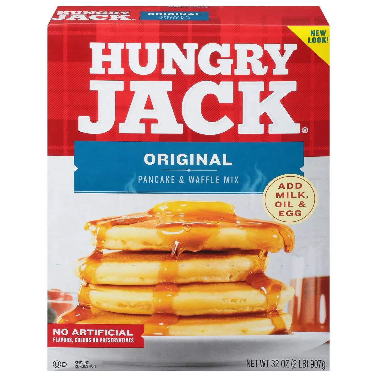 HARINA P/HOTCAKES HUNGRY JACK ORIGINAL 907 GR.