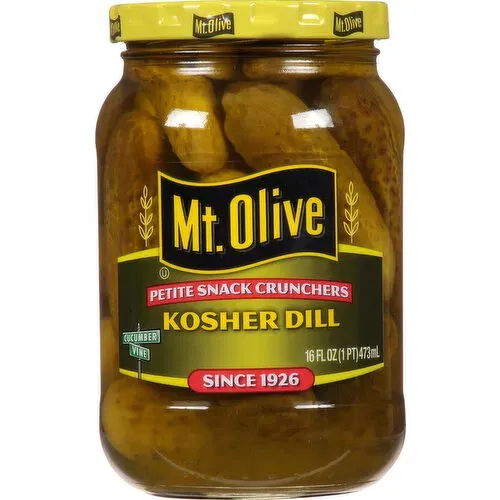 PEPINILLOS MT. OLIVE PETITE SNACK 473 ML.