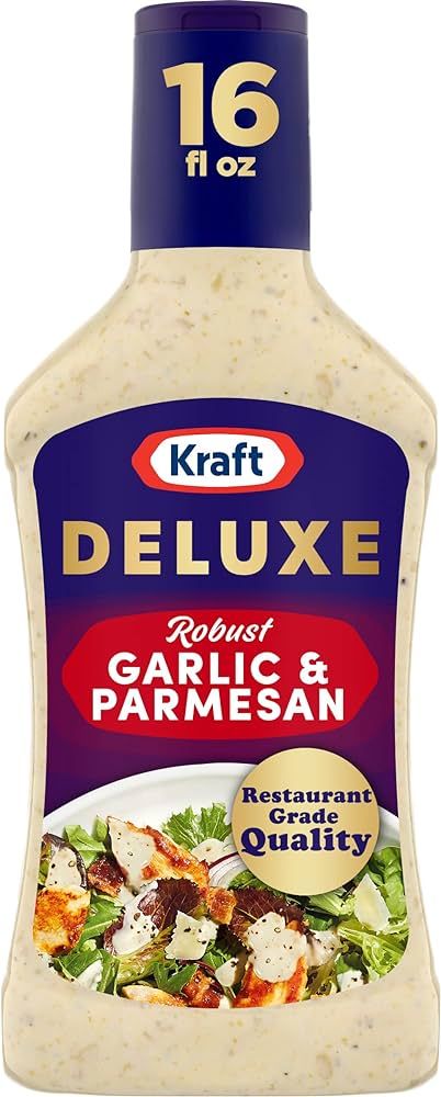 ADEREZO KRAFT DELUXE GARLIC &amp; PARMESAN 473 ML.