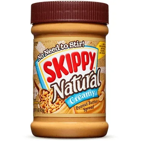 CREMA DE CACAHUATE SKIPPY NATURAL 425 GR