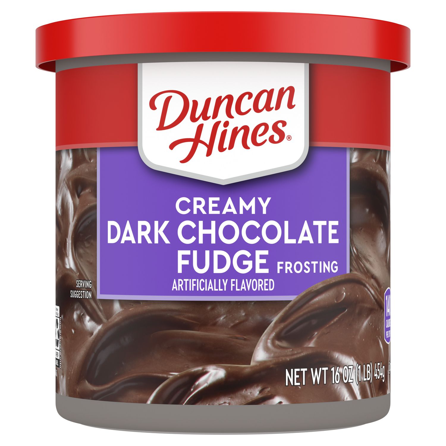 FROSTING DUNCAN HINES CREAMY DARK CHOCOLATE FUDGE 454 GR.