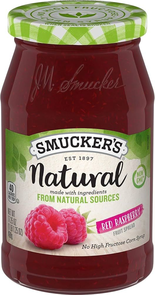 MERMELADA SMUCKERS NATURAL RED RASPBERRY 489 GR