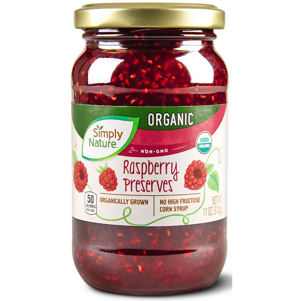 MERMELADA SIMPLY NATURE RASPBERRY 312 GR