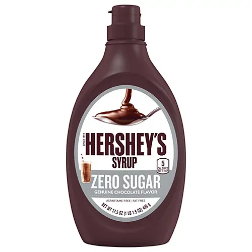 SYRUP HERSHEYS ZERO SUGAR CHOCOLATE 496 GR.