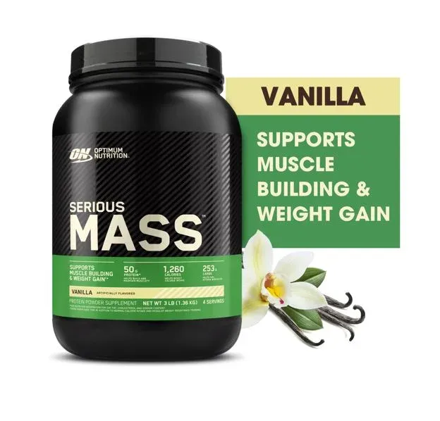 PROTEINA MASS SERIOUS VANILLA 1.36 KG.