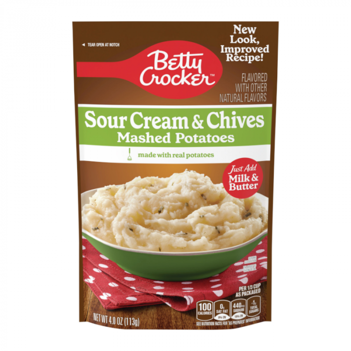 PURE DE PAPA BETTY CROCKER SOUR CREAM &amp; CHIVES 113 GR