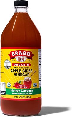 VINAGRE BRAGG ORGANIC APPLE HONEY CAYENNE 946 ML
