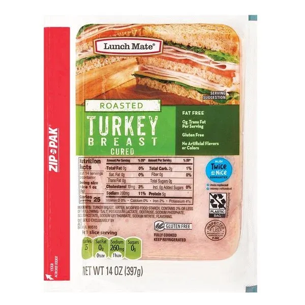 JAMON LUNCH MATE TURKEY BREAST 397 GR.