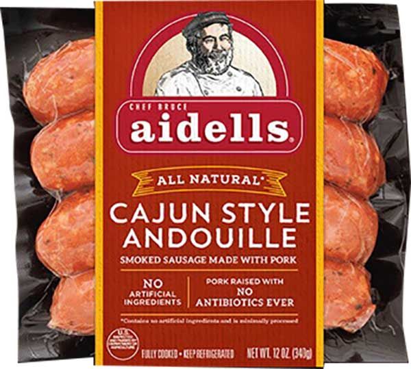 SALCHICHA AIDELLS CAJUN STYLE ANDOUILLE 340 GR.