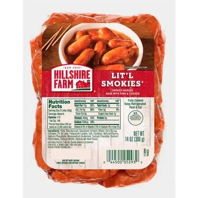SALCHICHA HILLSHIRE FARM MINI LIT&#39;L SMOKED 396 GR.