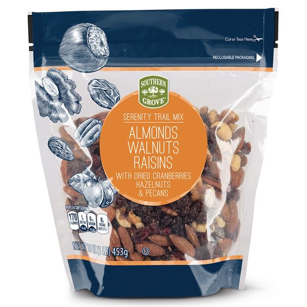 ALMENDRA SOUTHERN GROVE SERENITY ALMONDS WALNUTS RAISINS 369 GR.