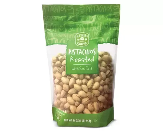 PISTACHIOS SOUTHERN GROVE ROASTED UNSALTED 454 GR.