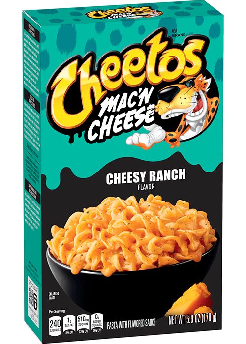 MACARONI MAC-CHEESE CHEETOS CHEESY RANCH 168 GR.