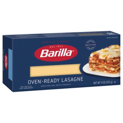 PASTA BARILLA LASAGNE OVEN READY 255 GR
