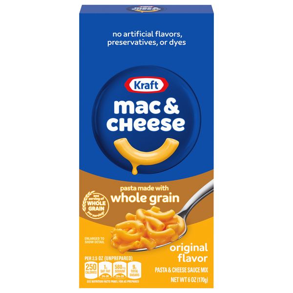 PASTA MACARONI KRAFT WHOLE GRAIN 170 GR.