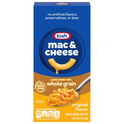 PASTA MACARONI KRAFT WHOLE GRAIN 170 GR.