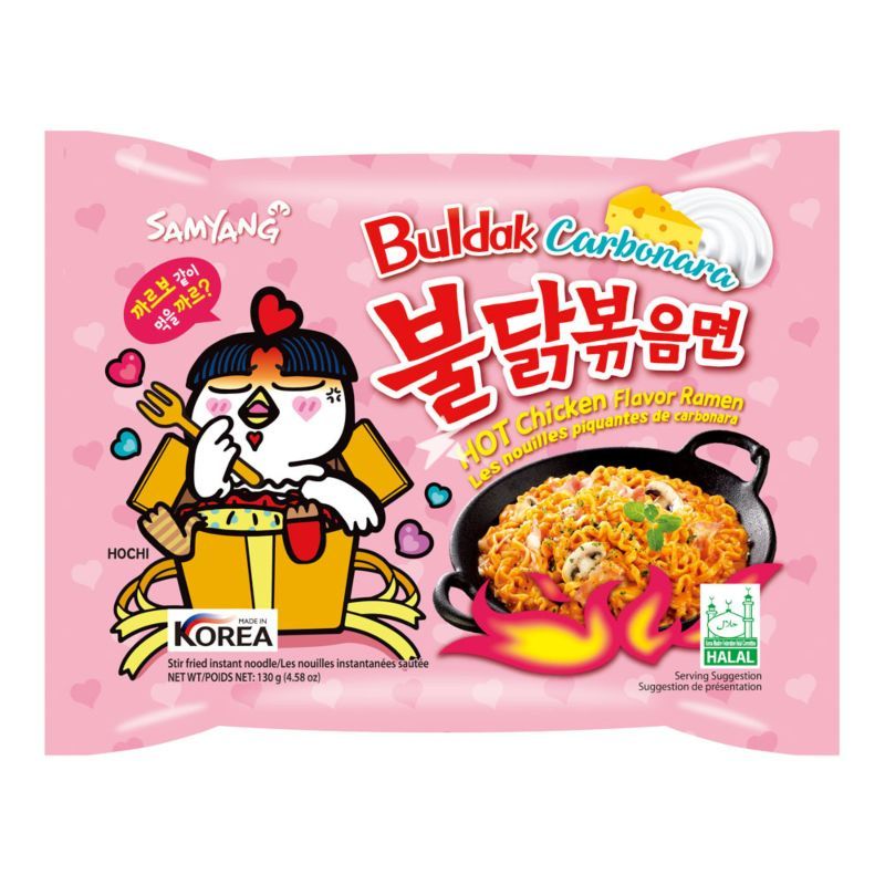 RAMEN BULDAK CARBONARA HOT CHIKEN 130 GR.