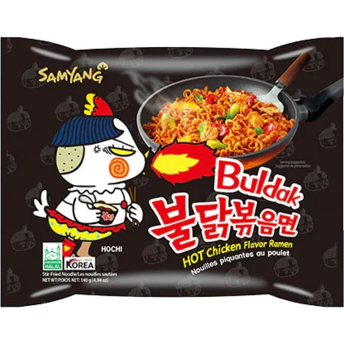 SOPA RAMEN BULDAK STIR FRIED 140 GR.