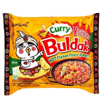 SOPA RAMEN BULDAK CURRY 140 GR.