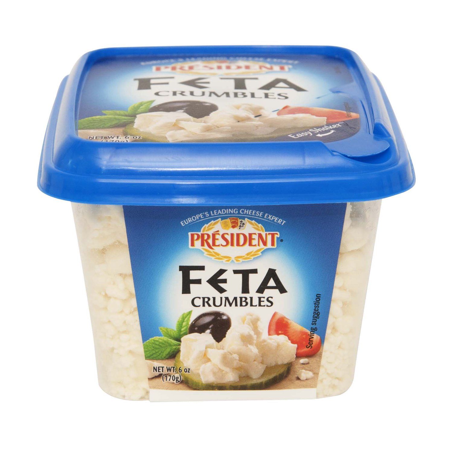 QUESO FETA PRESIDENT CRUMBLES 170 GR.