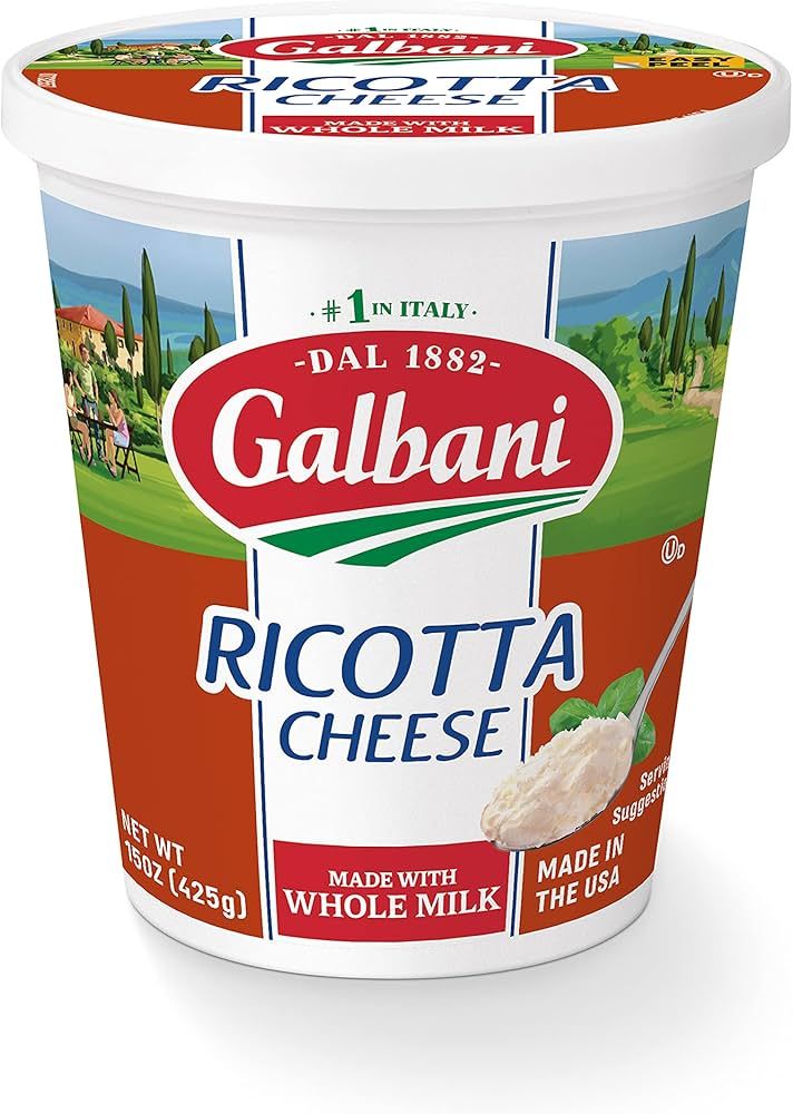 QUESO GALBANI RICOTTA CHEESE WHOLE MILK 425 GR.