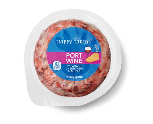 QUESO HAPPY FARMS PORT WINE 170 GR.