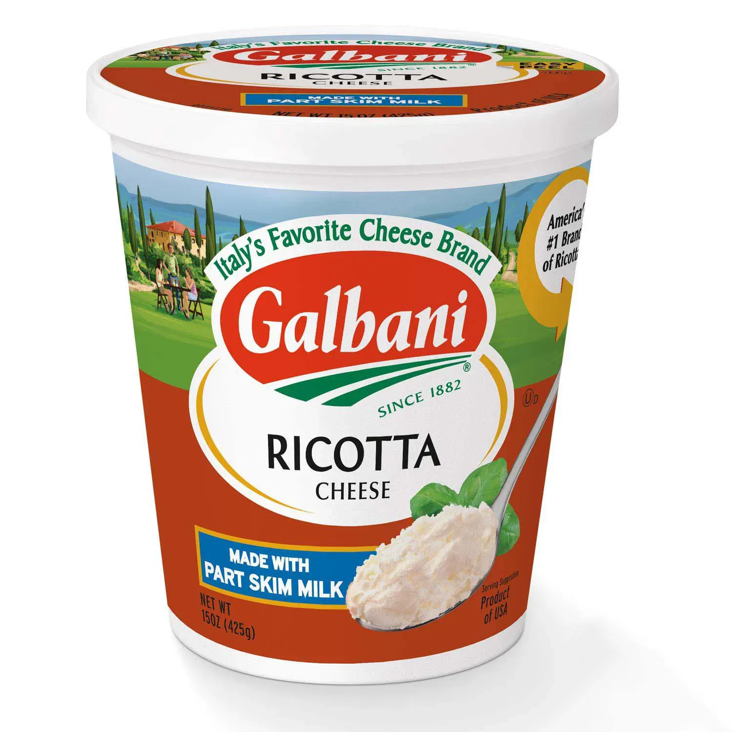 QUESO GALBANI RICOTTA PART SKIM MILK 425 GR