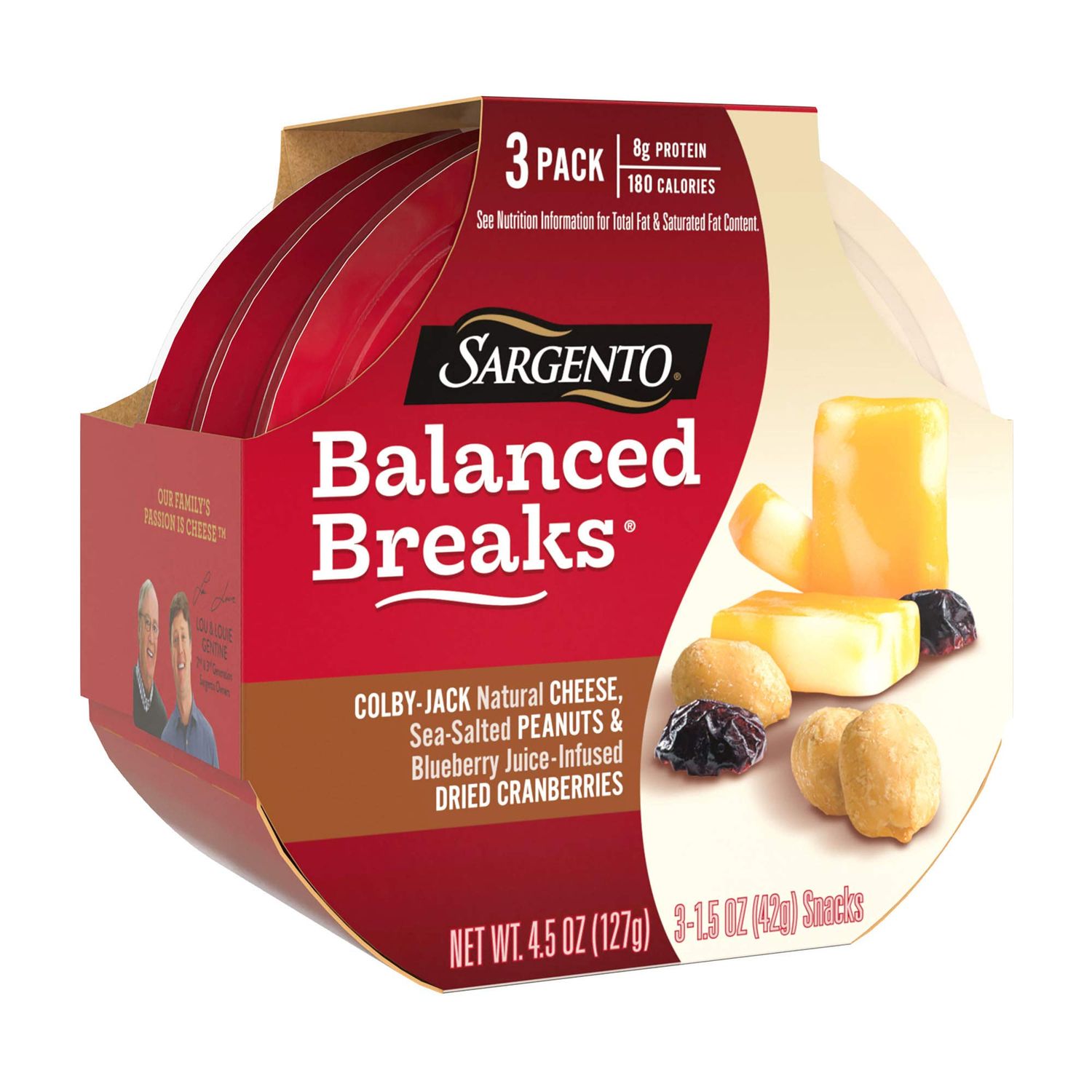 SNACK SARGENTO COLBY JACK C/3 PZAS 127 GR.