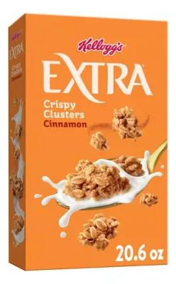 CEREAL KELLOGGS EXTRA CRISPY CLUSTER CINNAMON 584 GR.