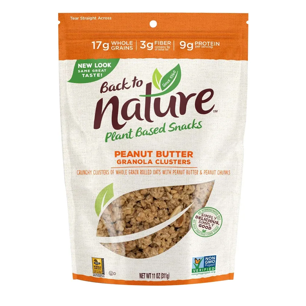 GRANOLA BACK TO NATURE PEANUT BUTTER 311 GR.