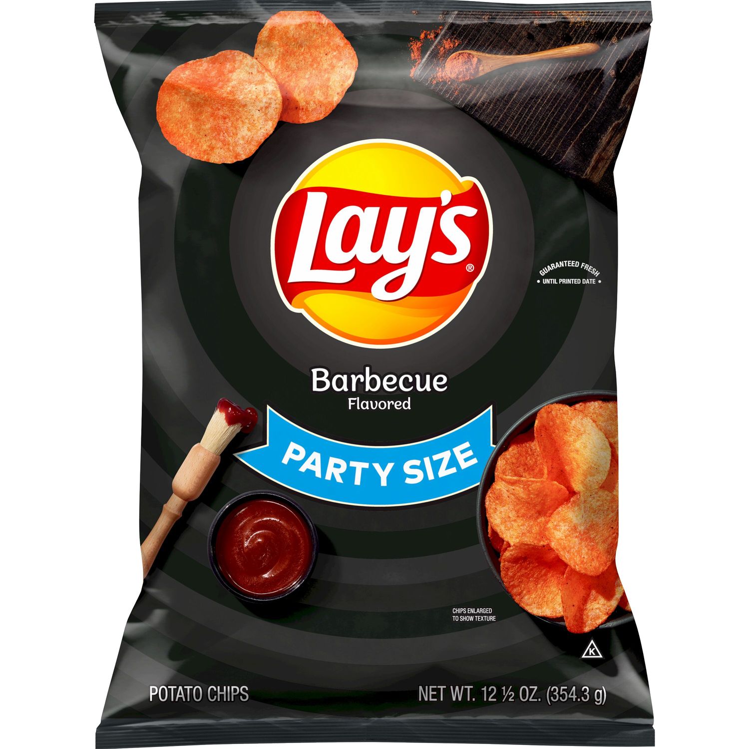 LAYS PARTY SIZE BBQ 354.3 GR.