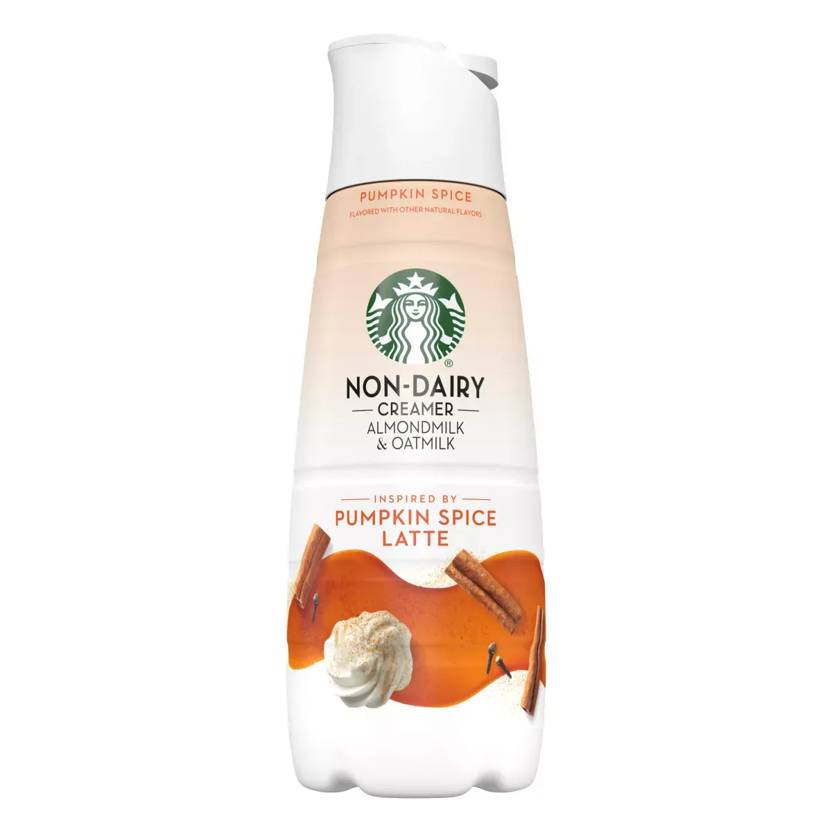CREMORA STARBUCKS ALMONDMILK &amp; OATMILK PUMPKIN SPICE LATTE 828 ML.