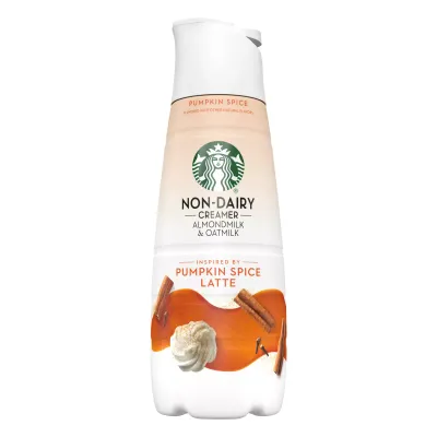CREMORA STARBUCKS ALMONDMILK &amp; OATMILK PUMPKIN SPICE LATTE 828 ML.
