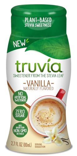 ENDULZANTE TRUVIA BASED PLANT VANILLA 80 ML.