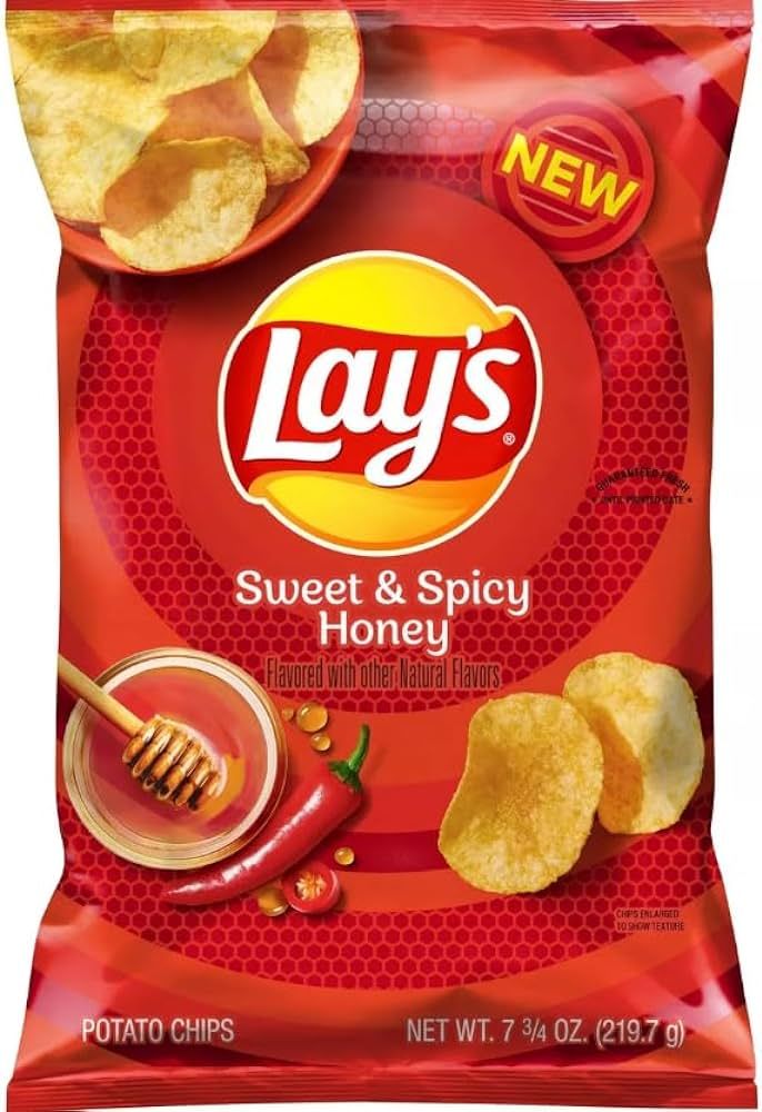 LAYS SWEET &amp; SPICY HONEY 219 GR.