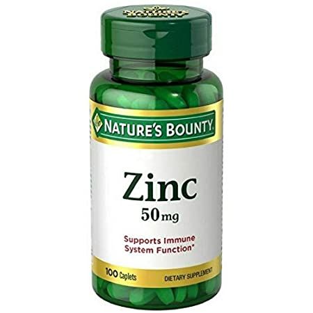 ZINC NATURE&#39;S BOUNTY 50 MG C/100 PZA