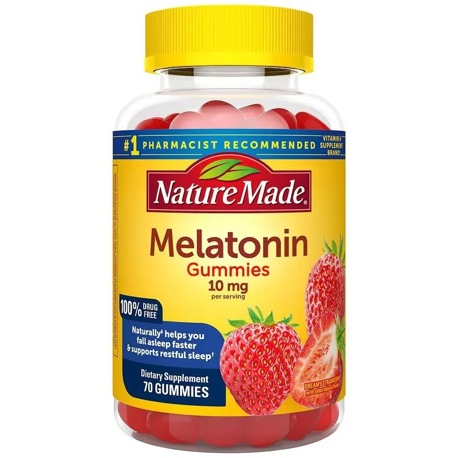 MELATONINA NATURE MADE 10 MG C/70 GUMMIES