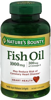 FISH OIL NATURE&#39;S BOUNTY 1000 MG C/145 PZA