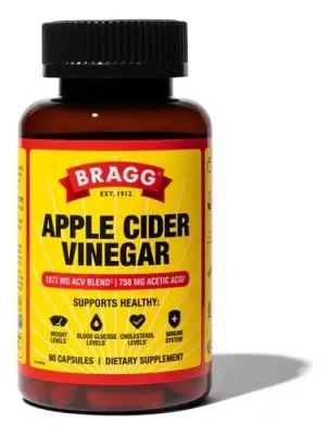 VITAMINAS BRAGG VINAGRE DE MANZANA C/90 PZAS