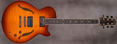 #A2000 Sienna Burst Semi-Hollow Archtop Guitar.