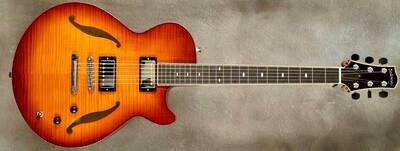 #A1923 Sienna Burst Semi-Hollow Archtop Guitar