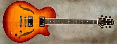 #A1929 Sienna Burst Semi-Hollow Archtop Guitar