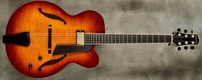 #A1950 Sienna Burst Jim Hall Archtop Guitar.
