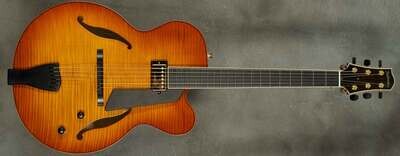 #A2116 Violin Burst Jim Hall Archtop Guitar.