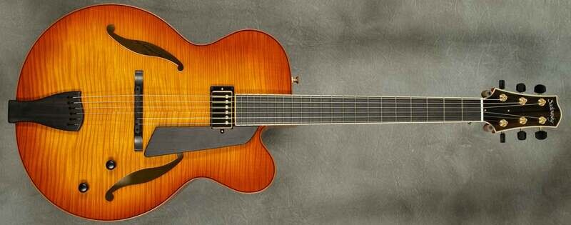 #A2128 Violin Burst Jim Hall Archtop Guitar.