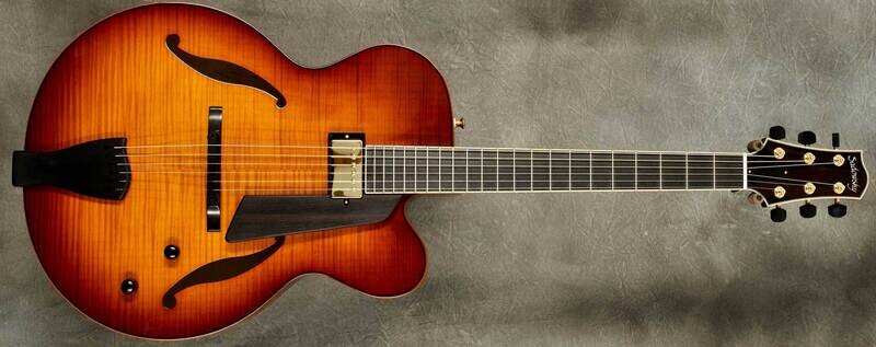 #A1948 Sienna Burst Jim Hall Archtop Guitar.