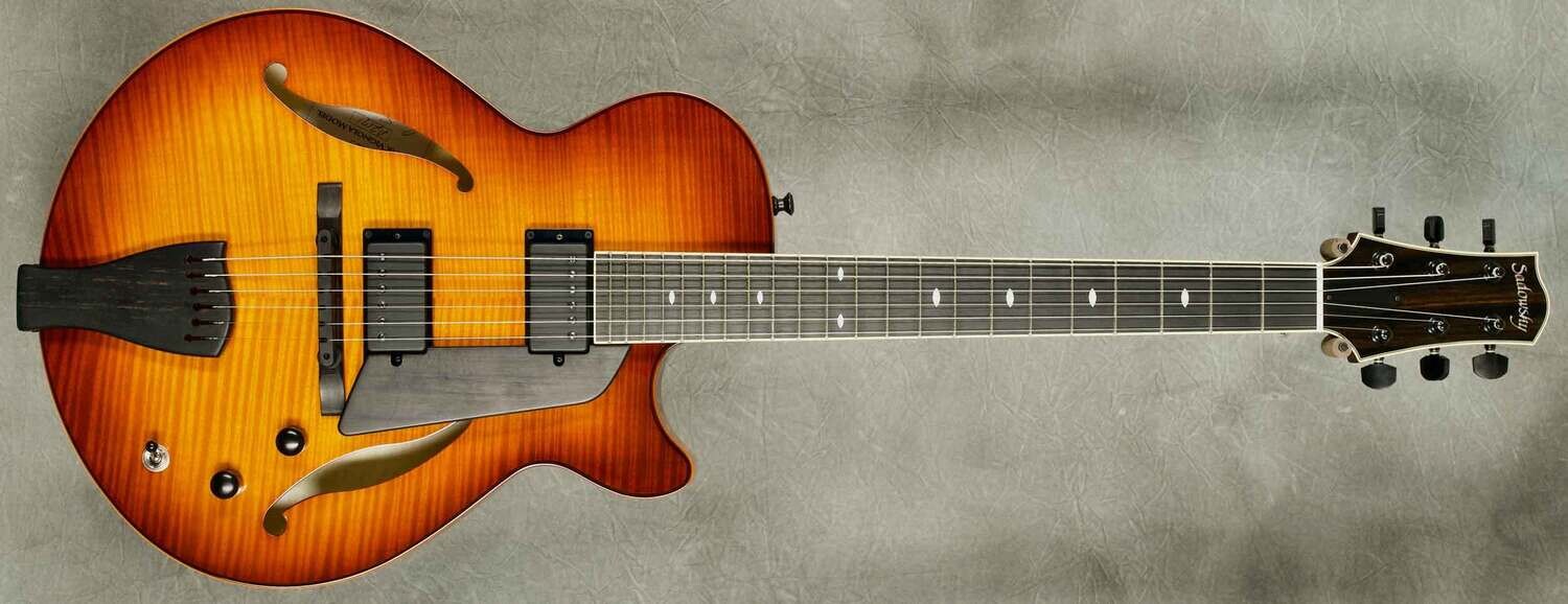 #A2171 Sienna Burst Frank Vignola Archtop Guitar.