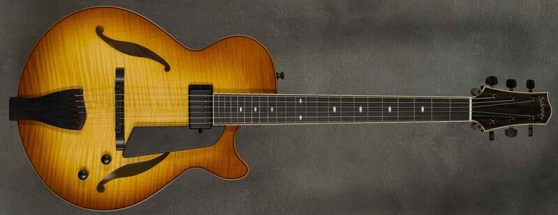 #A2100 Caramel Burst SS-15 Archtop Guitar.